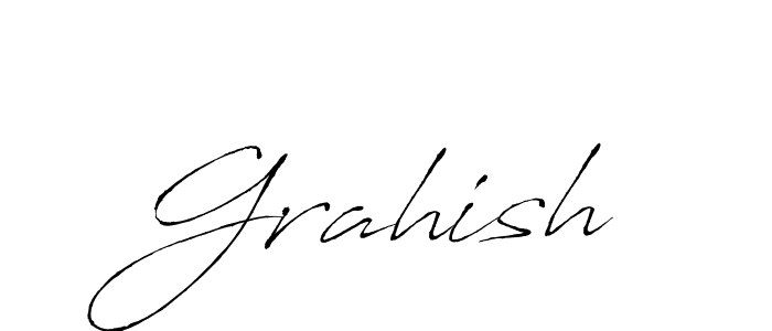 This is the best signature style for the Grahish name. Also you like these signature font (Antro_Vectra). Mix name signature. Grahish signature style 6 images and pictures png