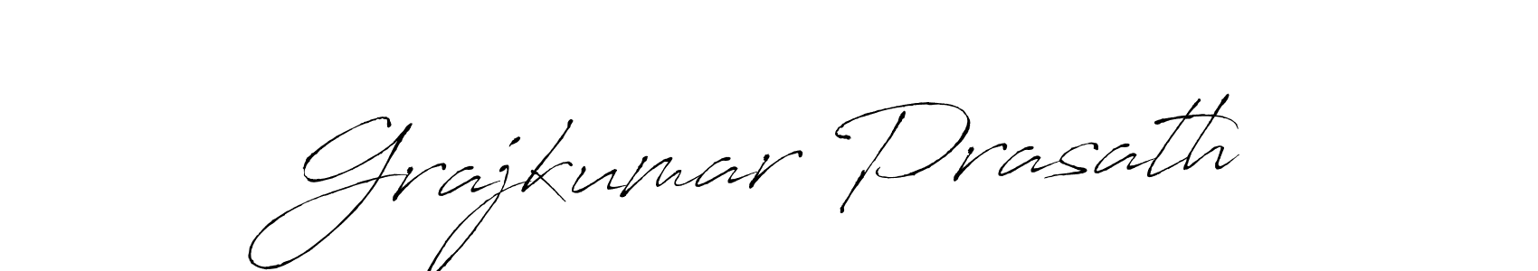 You can use this online signature creator to create a handwritten signature for the name Grajkumar Prasath. This is the best online autograph maker. Grajkumar Prasath signature style 6 images and pictures png