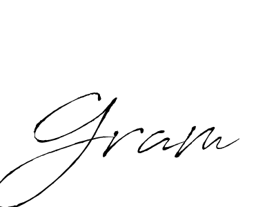 Also You can easily find your signature by using the search form. We will create Gram name handwritten signature images for you free of cost using Antro_Vectra sign style. Gram signature style 6 images and pictures png