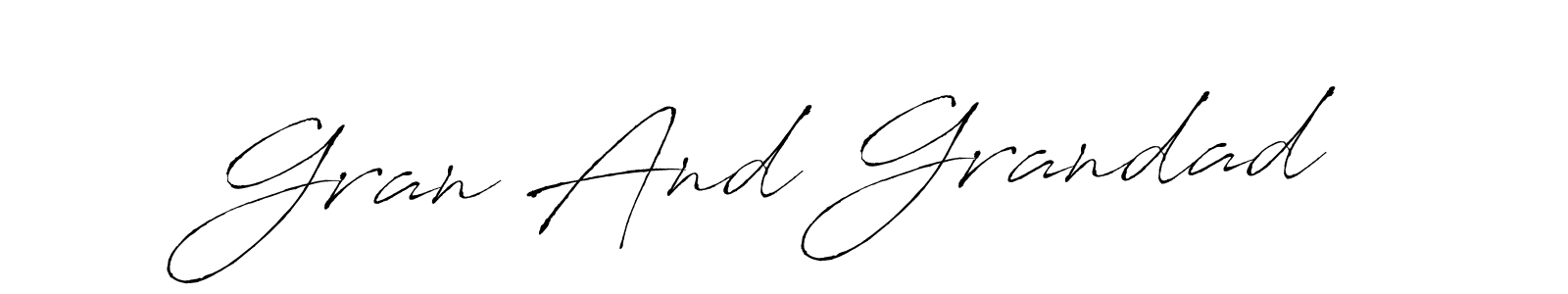 Make a beautiful signature design for name Gran And Grandad. Use this online signature maker to create a handwritten signature for free. Gran And Grandad signature style 6 images and pictures png