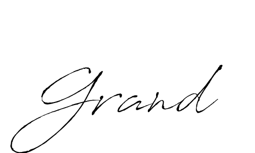 Grand stylish signature style. Best Handwritten Sign (Antro_Vectra) for my name. Handwritten Signature Collection Ideas for my name Grand. Grand signature style 6 images and pictures png