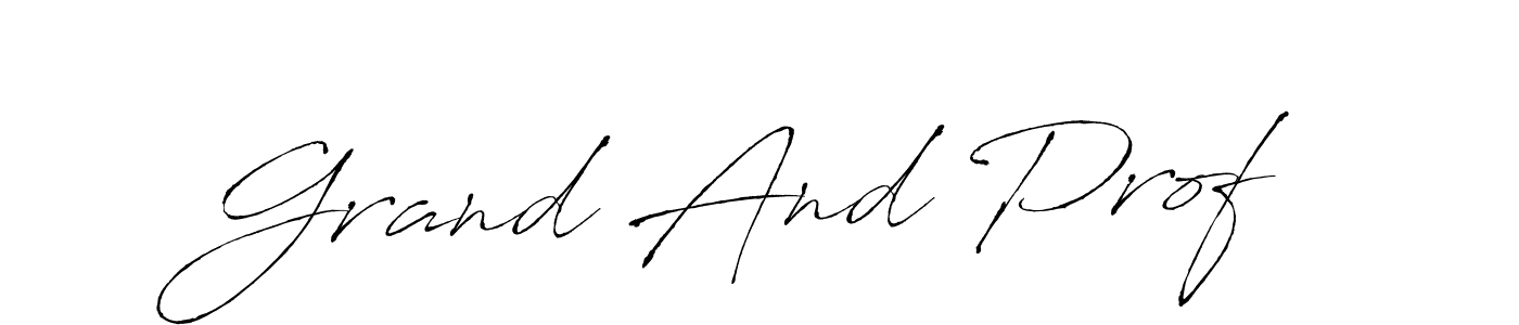 Antro_Vectra is a professional signature style that is perfect for those who want to add a touch of class to their signature. It is also a great choice for those who want to make their signature more unique. Get Grand And Prof name to fancy signature for free. Grand And Prof signature style 6 images and pictures png