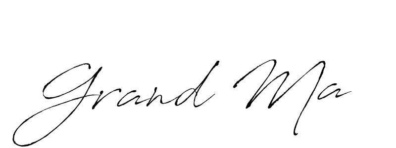 See photos of Grand Ma official signature by Spectra . Check more albums & portfolios. Read reviews & check more about Antro_Vectra font. Grand Ma signature style 6 images and pictures png