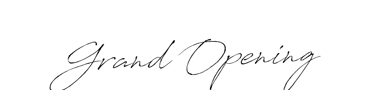 Also we have Grand Opening name is the best signature style. Create professional handwritten signature collection using Antro_Vectra autograph style. Grand Opening signature style 6 images and pictures png