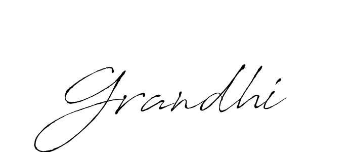 Design your own signature with our free online signature maker. With this signature software, you can create a handwritten (Antro_Vectra) signature for name Grandhi. Grandhi signature style 6 images and pictures png