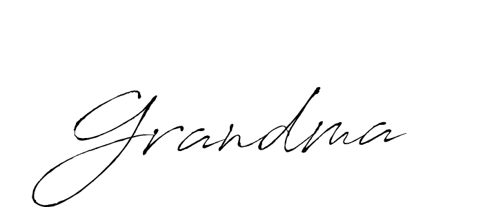 How to make Grandma signature? Antro_Vectra is a professional autograph style. Create handwritten signature for Grandma name. Grandma signature style 6 images and pictures png