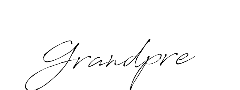The best way (Antro_Vectra) to make a short signature is to pick only two or three words in your name. The name Grandpre include a total of six letters. For converting this name. Grandpre signature style 6 images and pictures png