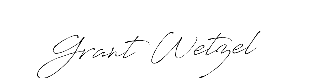 How to make Grant Wetzel name signature. Use Antro_Vectra style for creating short signs online. This is the latest handwritten sign. Grant Wetzel signature style 6 images and pictures png