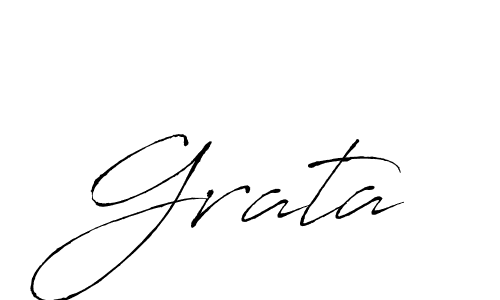 Also we have Grata name is the best signature style. Create professional handwritten signature collection using Antro_Vectra autograph style. Grata signature style 6 images and pictures png