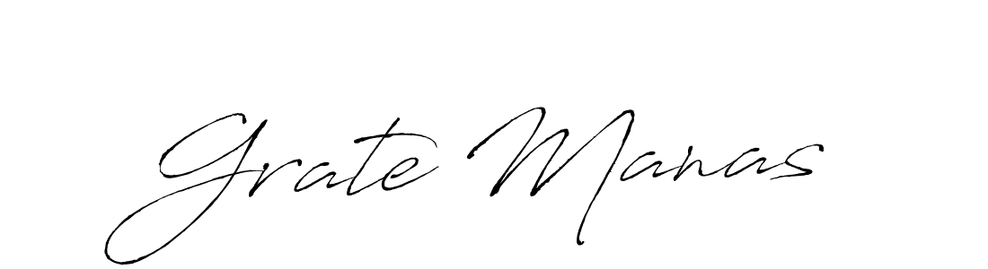 You should practise on your own different ways (Antro_Vectra) to write your name (Grate Manas) in signature. don't let someone else do it for you. Grate Manas signature style 6 images and pictures png