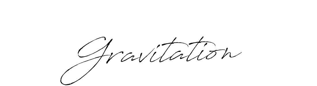 Design your own signature with our free online signature maker. With this signature software, you can create a handwritten (Antro_Vectra) signature for name Gravitation. Gravitation signature style 6 images and pictures png