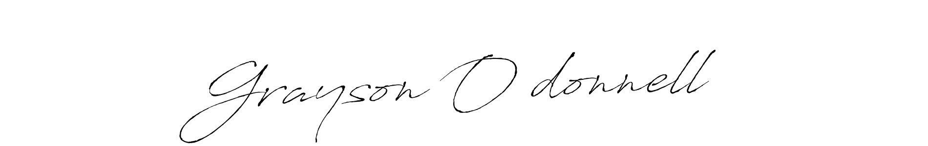 Create a beautiful signature design for name Grayson O’donnell. With this signature (Antro_Vectra) fonts, you can make a handwritten signature for free. Grayson O’donnell signature style 6 images and pictures png