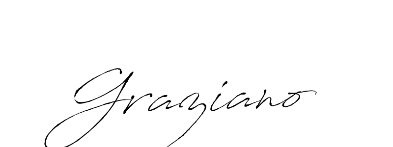 Graziano stylish signature style. Best Handwritten Sign (Antro_Vectra) for my name. Handwritten Signature Collection Ideas for my name Graziano. Graziano signature style 6 images and pictures png