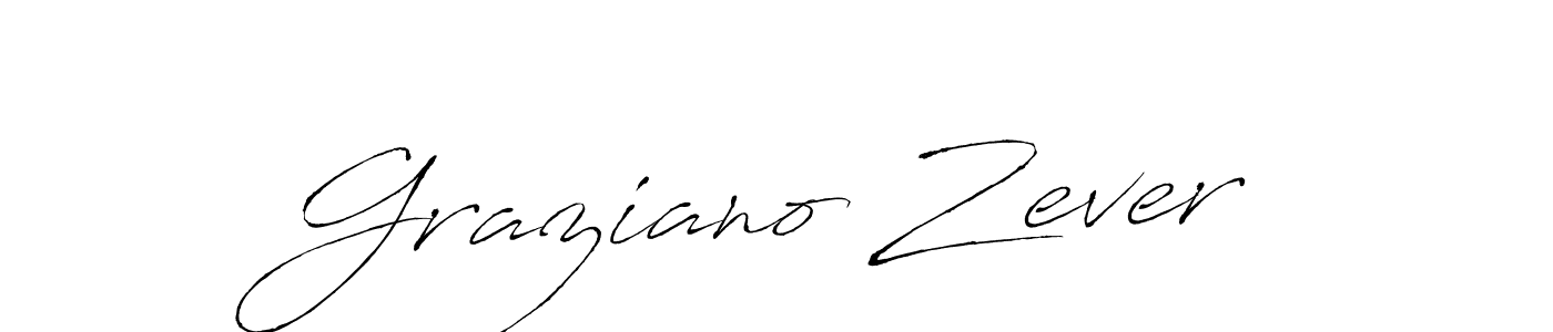 Make a beautiful signature design for name Graziano Zever. With this signature (Antro_Vectra) style, you can create a handwritten signature for free. Graziano Zever signature style 6 images and pictures png