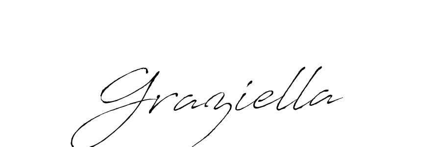 Also we have Graziella name is the best signature style. Create professional handwritten signature collection using Antro_Vectra autograph style. Graziella signature style 6 images and pictures png