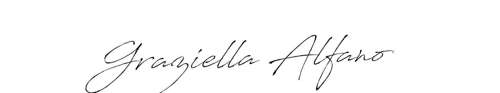 Make a beautiful signature design for name Graziella Alfano. Use this online signature maker to create a handwritten signature for free. Graziella Alfano signature style 6 images and pictures png