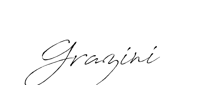 Similarly Antro_Vectra is the best handwritten signature design. Signature creator online .You can use it as an online autograph creator for name Grazini. Grazini signature style 6 images and pictures png