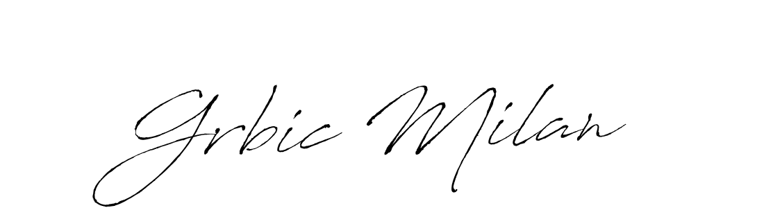 Also You can easily find your signature by using the search form. We will create Grbic Milan name handwritten signature images for you free of cost using Antro_Vectra sign style. Grbic Milan signature style 6 images and pictures png