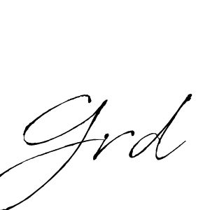 Make a beautiful signature design for name Grd. With this signature (Antro_Vectra) style, you can create a handwritten signature for free. Grd signature style 6 images and pictures png