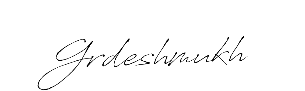 Also we have Grdeshmukh name is the best signature style. Create professional handwritten signature collection using Antro_Vectra autograph style. Grdeshmukh signature style 6 images and pictures png