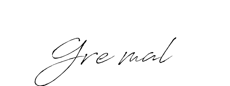 Make a beautiful signature design for name Grečmal. With this signature (Antro_Vectra) style, you can create a handwritten signature for free. Grečmal signature style 6 images and pictures png