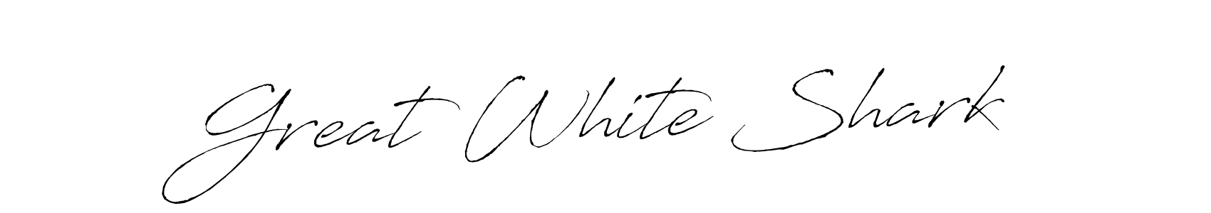 Use a signature maker to create a handwritten signature online. With this signature software, you can design (Antro_Vectra) your own signature for name Great White Shark. Great White Shark signature style 6 images and pictures png