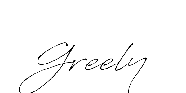 Design your own signature with our free online signature maker. With this signature software, you can create a handwritten (Antro_Vectra) signature for name Greely. Greely signature style 6 images and pictures png