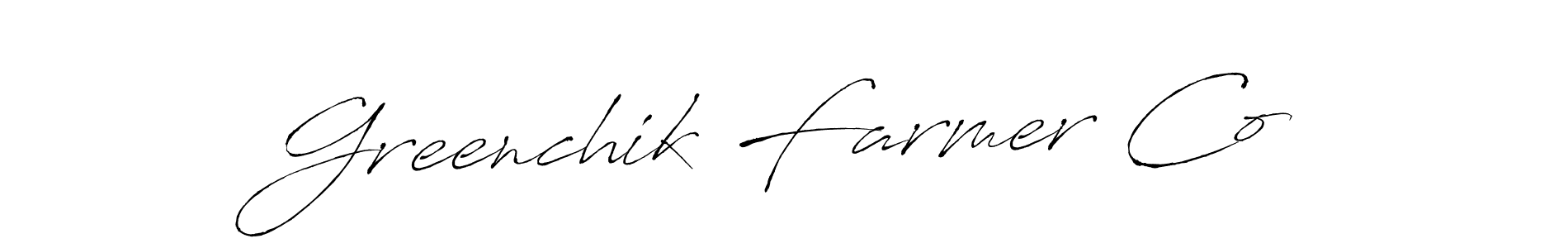 Design your own signature with our free online signature maker. With this signature software, you can create a handwritten (Antro_Vectra) signature for name Greenchik Farmer Co. Greenchik Farmer Co signature style 6 images and pictures png