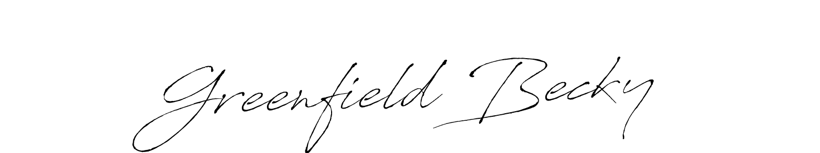 See photos of Greenfield Becky official signature by Spectra . Check more albums & portfolios. Read reviews & check more about Antro_Vectra font. Greenfield Becky signature style 6 images and pictures png