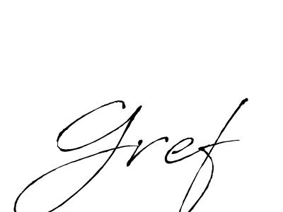 It looks lik you need a new signature style for name Gref. Design unique handwritten (Antro_Vectra) signature with our free signature maker in just a few clicks. Gref signature style 6 images and pictures png