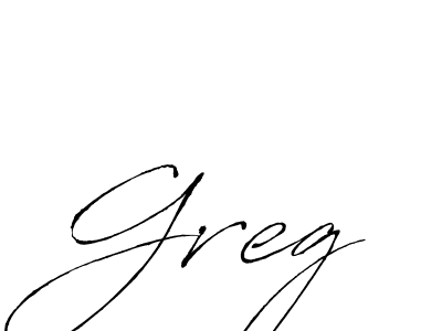 Make a beautiful signature design for name Greg. With this signature (Antro_Vectra) style, you can create a handwritten signature for free. Greg signature style 6 images and pictures png