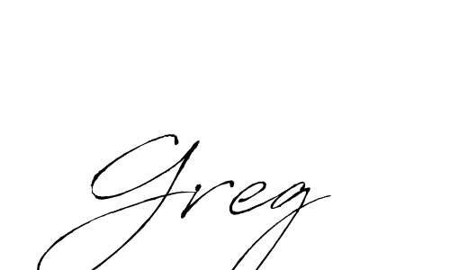 How to make Greg  name signature. Use Antro_Vectra style for creating short signs online. This is the latest handwritten sign. Greg  signature style 6 images and pictures png