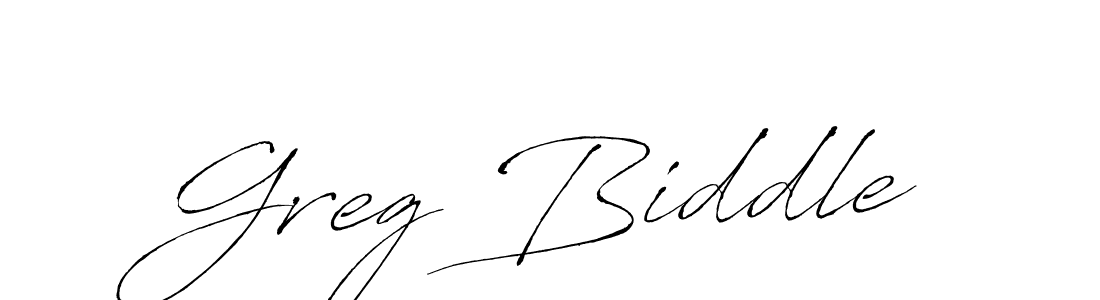 Design your own signature with our free online signature maker. With this signature software, you can create a handwritten (Antro_Vectra) signature for name Greg Biddle. Greg Biddle signature style 6 images and pictures png