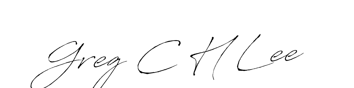 Antro_Vectra is a professional signature style that is perfect for those who want to add a touch of class to their signature. It is also a great choice for those who want to make their signature more unique. Get Greg C H Lee name to fancy signature for free. Greg C H Lee signature style 6 images and pictures png