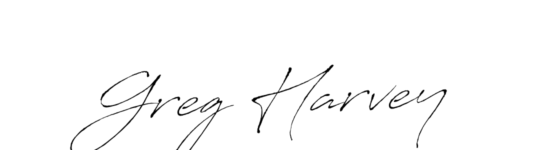 Design your own signature with our free online signature maker. With this signature software, you can create a handwritten (Antro_Vectra) signature for name Greg Harvey. Greg Harvey signature style 6 images and pictures png