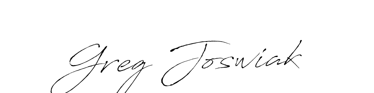 How to make Greg Joswiak signature? Antro_Vectra is a professional autograph style. Create handwritten signature for Greg Joswiak name. Greg Joswiak signature style 6 images and pictures png