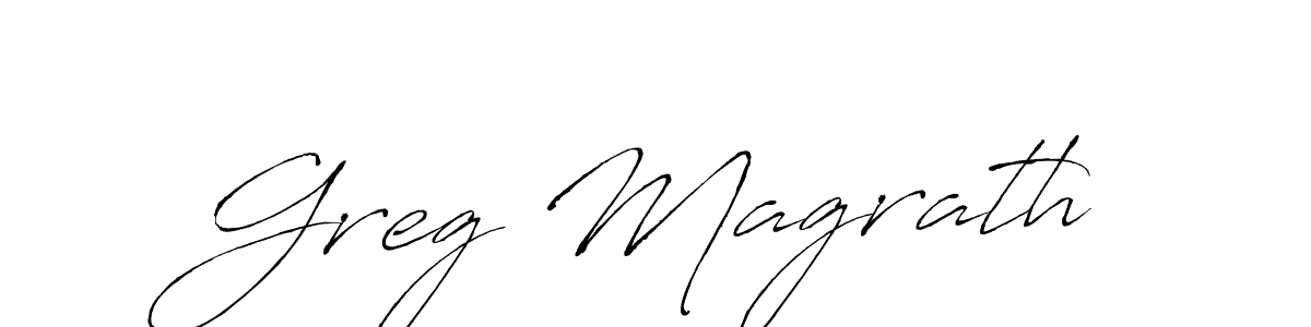Use a signature maker to create a handwritten signature online. With this signature software, you can design (Antro_Vectra) your own signature for name Greg Magrath. Greg Magrath signature style 6 images and pictures png