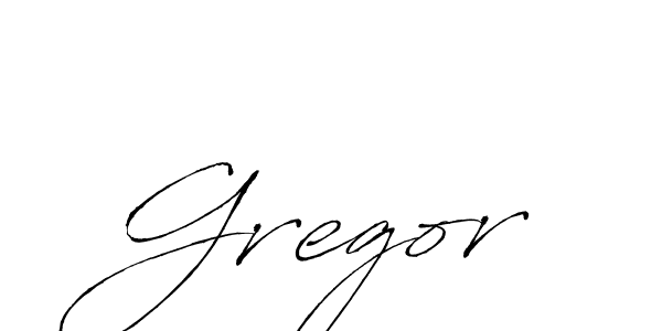 How to make Gregor signature? Antro_Vectra is a professional autograph style. Create handwritten signature for Gregor name. Gregor signature style 6 images and pictures png