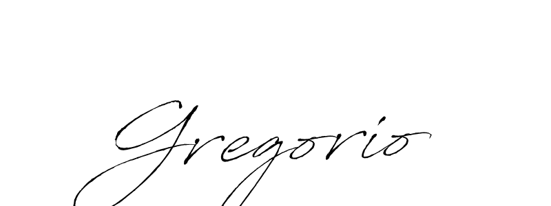 You should practise on your own different ways (Antro_Vectra) to write your name (Gregorio) in signature. don't let someone else do it for you. Gregorio signature style 6 images and pictures png