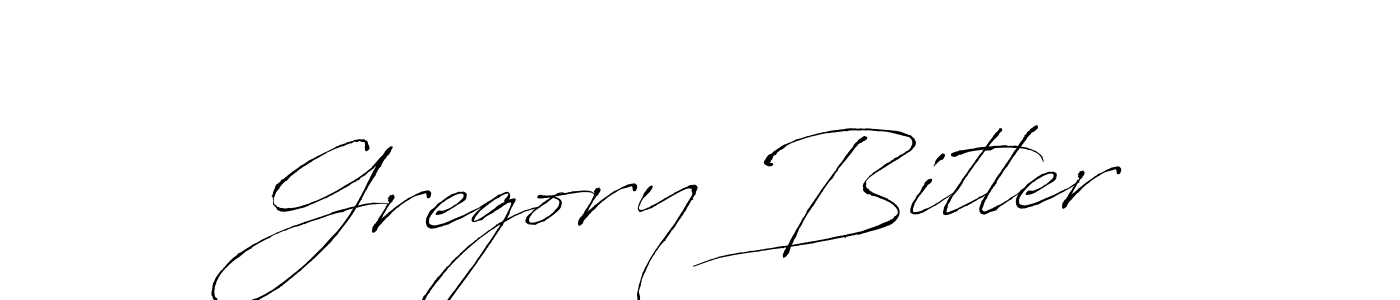 Gregory Bitler stylish signature style. Best Handwritten Sign (Antro_Vectra) for my name. Handwritten Signature Collection Ideas for my name Gregory Bitler. Gregory Bitler signature style 6 images and pictures png