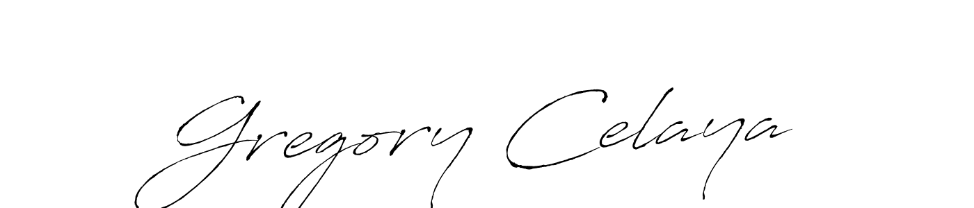 How to make Gregory Celaya signature? Antro_Vectra is a professional autograph style. Create handwritten signature for Gregory Celaya name. Gregory Celaya signature style 6 images and pictures png