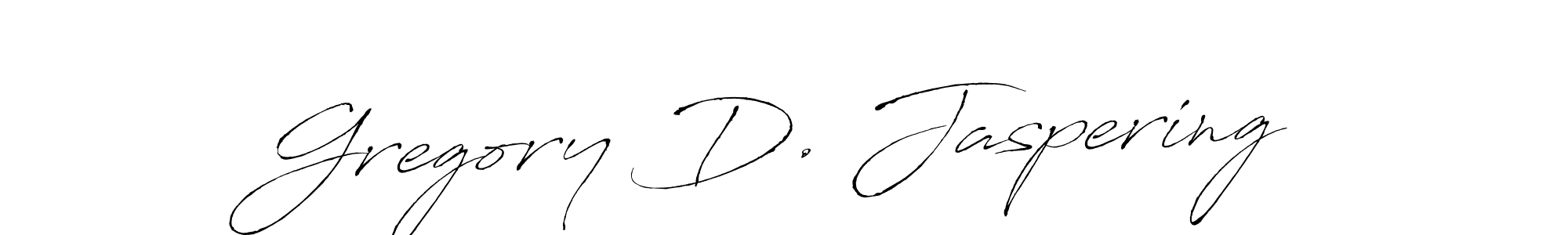 You should practise on your own different ways (Antro_Vectra) to write your name (Gregory D. Jaspering) in signature. don't let someone else do it for you. Gregory D. Jaspering signature style 6 images and pictures png