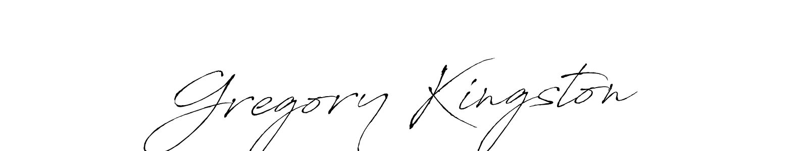 Also we have Gregory Kingston name is the best signature style. Create professional handwritten signature collection using Antro_Vectra autograph style. Gregory Kingston signature style 6 images and pictures png