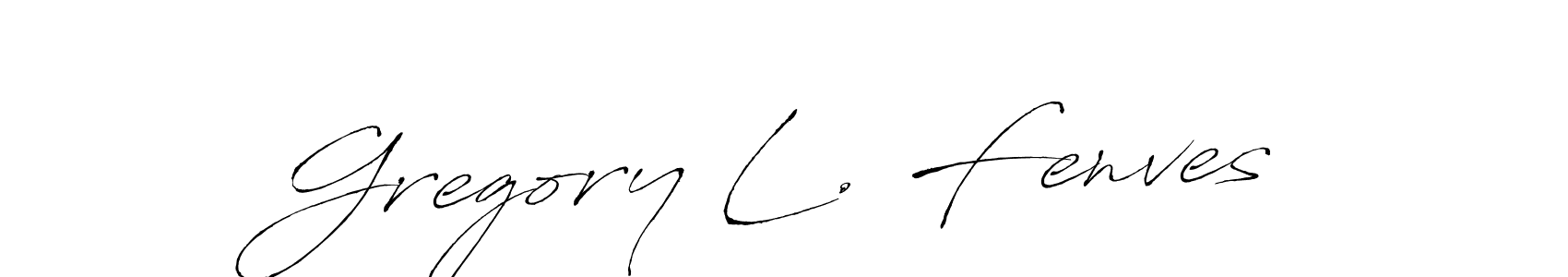 How to Draw Gregory L. Fenves signature style? Antro_Vectra is a latest design signature styles for name Gregory L. Fenves. Gregory L. Fenves signature style 6 images and pictures png