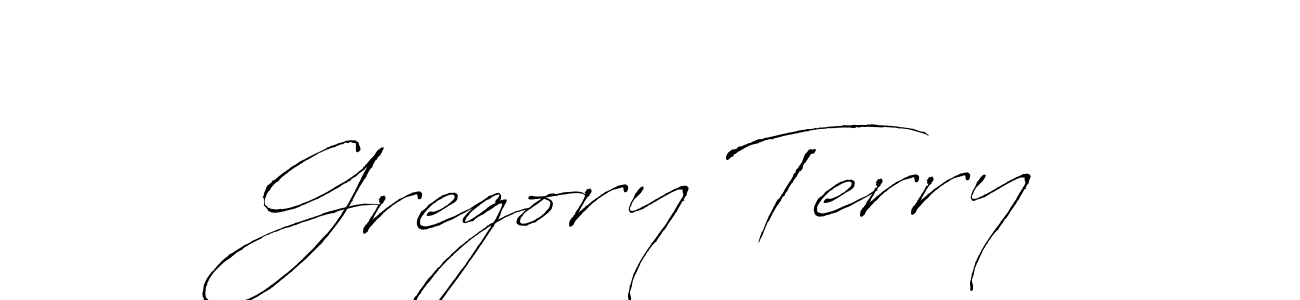 Use a signature maker to create a handwritten signature online. With this signature software, you can design (Antro_Vectra) your own signature for name Gregory Terry. Gregory Terry signature style 6 images and pictures png