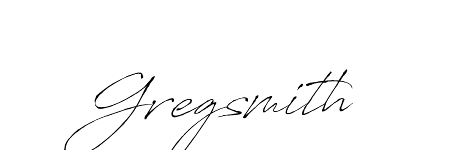 How to make Gregsmith signature? Antro_Vectra is a professional autograph style. Create handwritten signature for Gregsmith name. Gregsmith signature style 6 images and pictures png