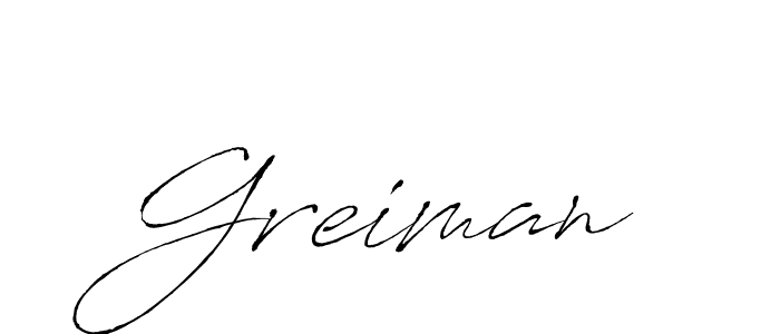 How to make Greiman signature? Antro_Vectra is a professional autograph style. Create handwritten signature for Greiman name. Greiman signature style 6 images and pictures png