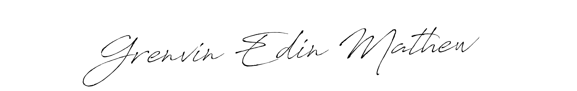 Similarly Antro_Vectra is the best handwritten signature design. Signature creator online .You can use it as an online autograph creator for name Grenvin Edin Mathew. Grenvin Edin Mathew signature style 6 images and pictures png
