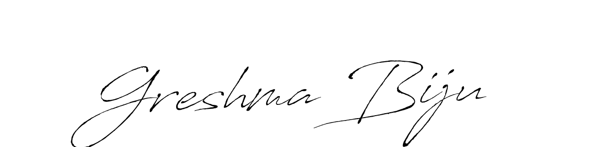 It looks lik you need a new signature style for name Greshma Biju. Design unique handwritten (Antro_Vectra) signature with our free signature maker in just a few clicks. Greshma Biju signature style 6 images and pictures png