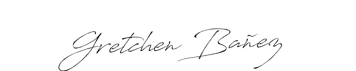 Also we have Gretchen Bañez name is the best signature style. Create professional handwritten signature collection using Antro_Vectra autograph style. Gretchen Bañez signature style 6 images and pictures png